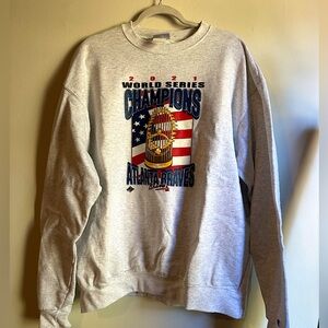 Atlanta Braves Baseball 2021 World Series Crewneck Sweatshirt